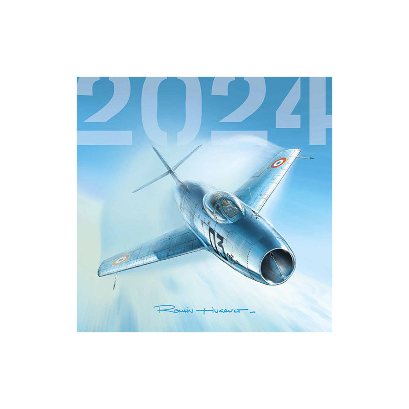 RH-CALAIR24 - CALENDRIER - ROMAIN HUGAULT AIRPLANES 2024
