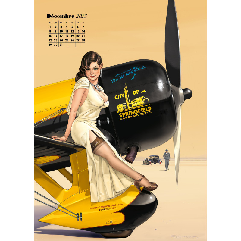 Montre Romain Hugault Swiss Made - Modèle Pin-Up Caudron - Homme - Quartz