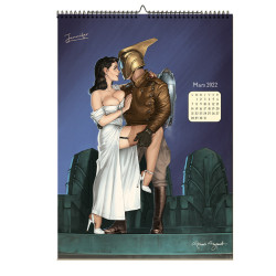 CALENDRIER - ROMAIN HUGAULT PIN-UP 2022