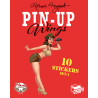 PIN-UP WINGS - POCHETTE DE STICKERS - PIN-UP / AVIONS - 2